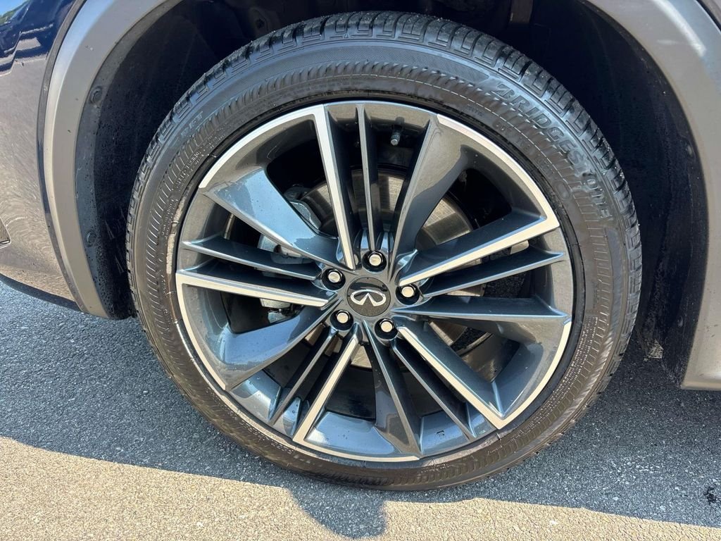 Certified Used 2025 Blue INFINITI LUXE image 8