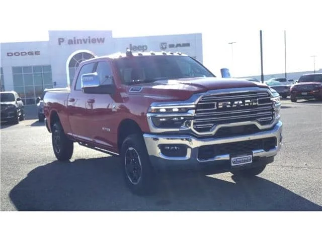 New 2026 Flame Red Clear-Coat  Paint Ram LARAMIE CREW CAB 4X4 6