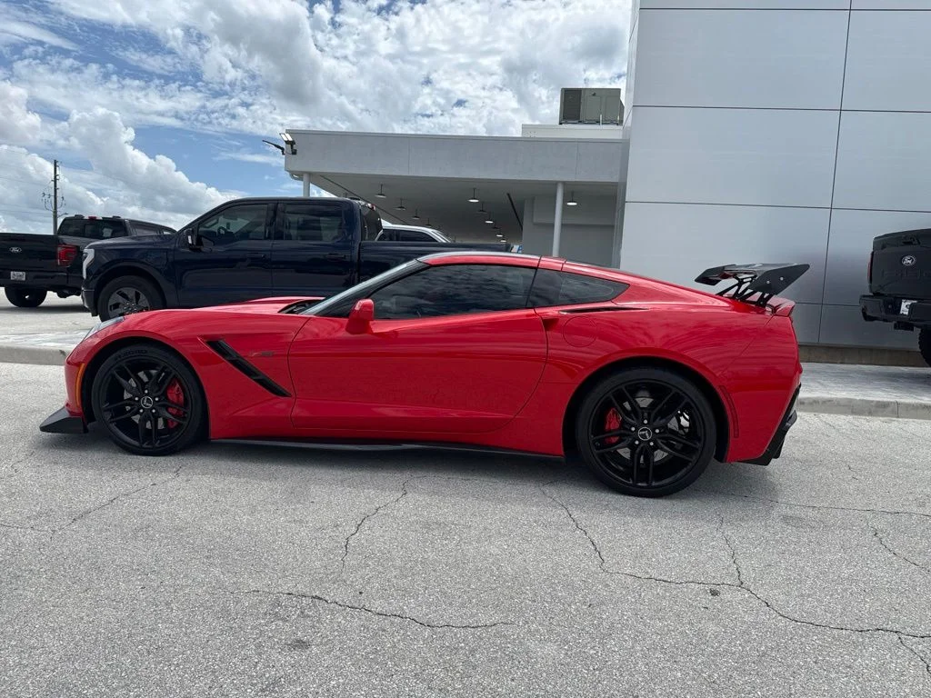 Used 2015 Torch Red Chevrolet Stingray Z51 image 6