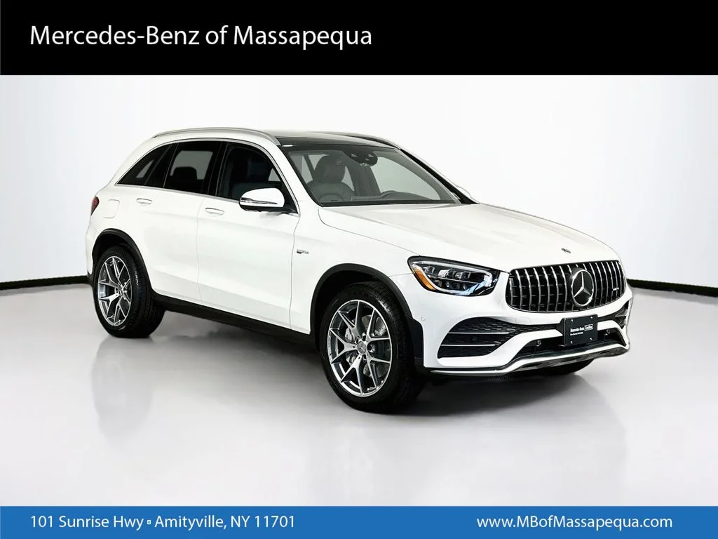 Used 2022 White Mercedes-Benz GLC 43 AMG® image 1