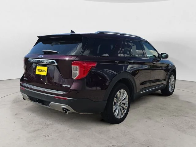 Used 2023 Red Metallic Ford Limited image 5