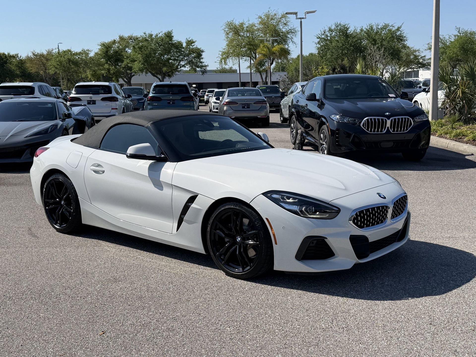 Alpine White 2022 BMW Z4 sDrive30i RWD Convertible Rear-Wheel Drive