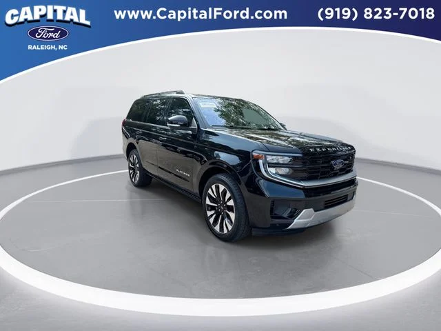 Used 2025 Black Ford Platinum image 2
