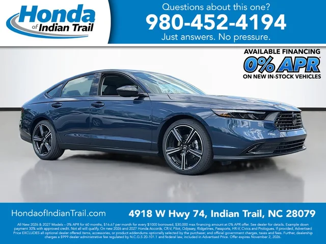 2026 Honda Accord SE