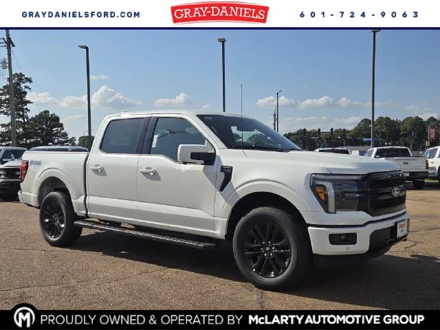 New 2026 Star White Metallic Tri-Coat Ford Lariat® image 1