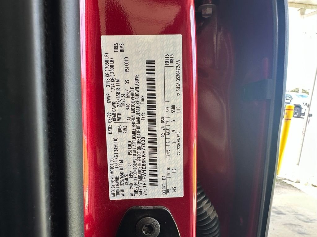 Used 2022 Red Ford Lariat image 39