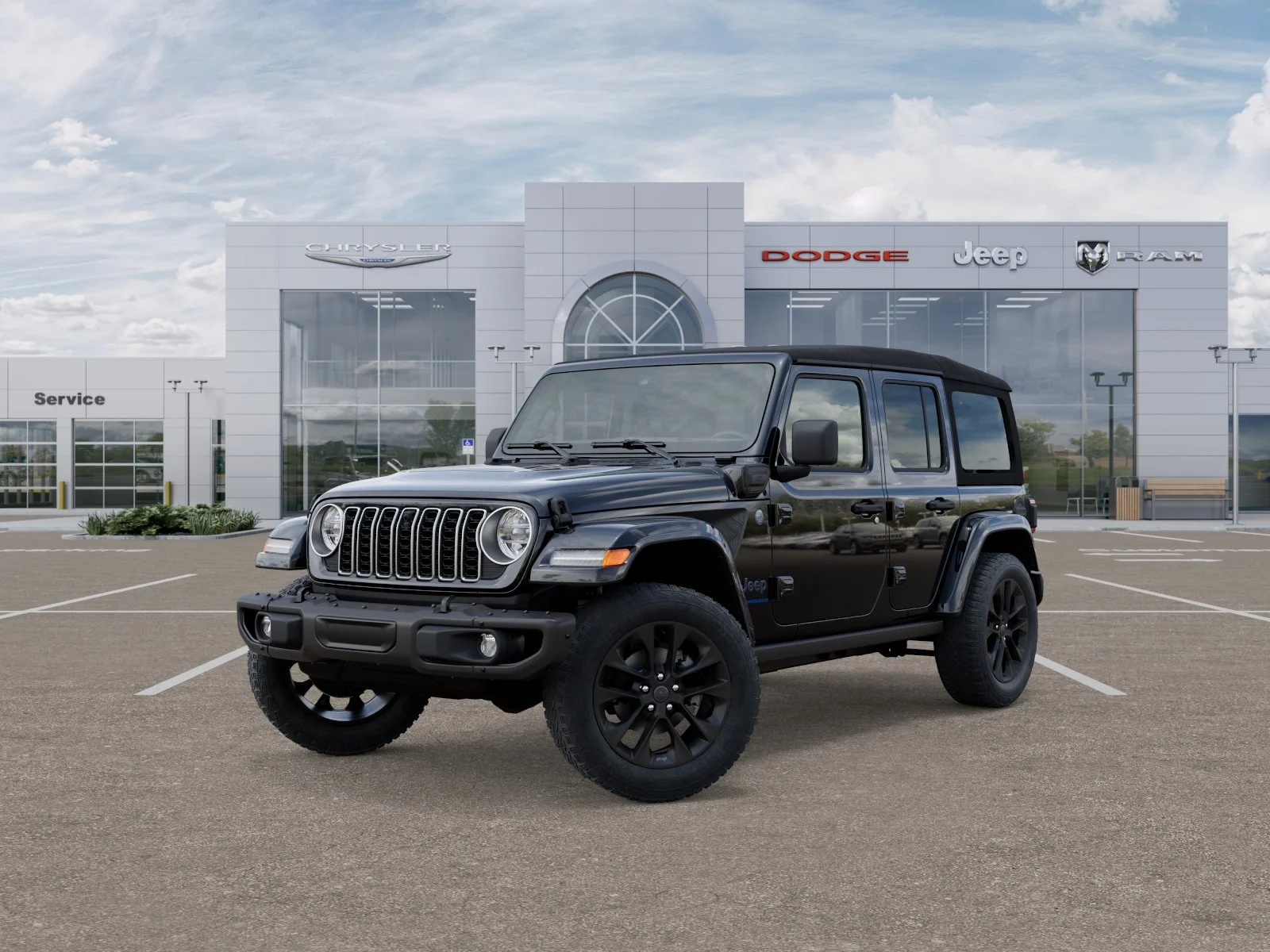 New 2025 Black Clear-Coat Exterior Paint Jeep Backcountry 4xe image 46