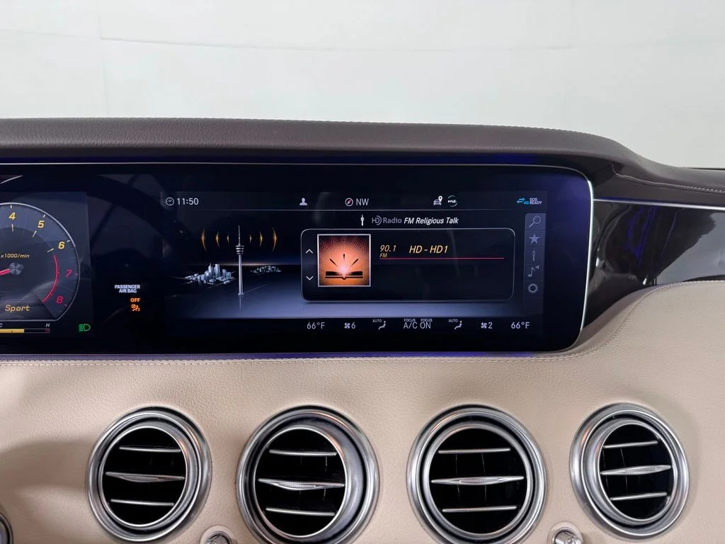 Used 2019 designo Diamond White Metallic Mercedes-Benz S 560 image 24