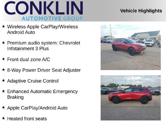New 2026 Radiant Red Tintcoat Chevrolet 2LT image 2