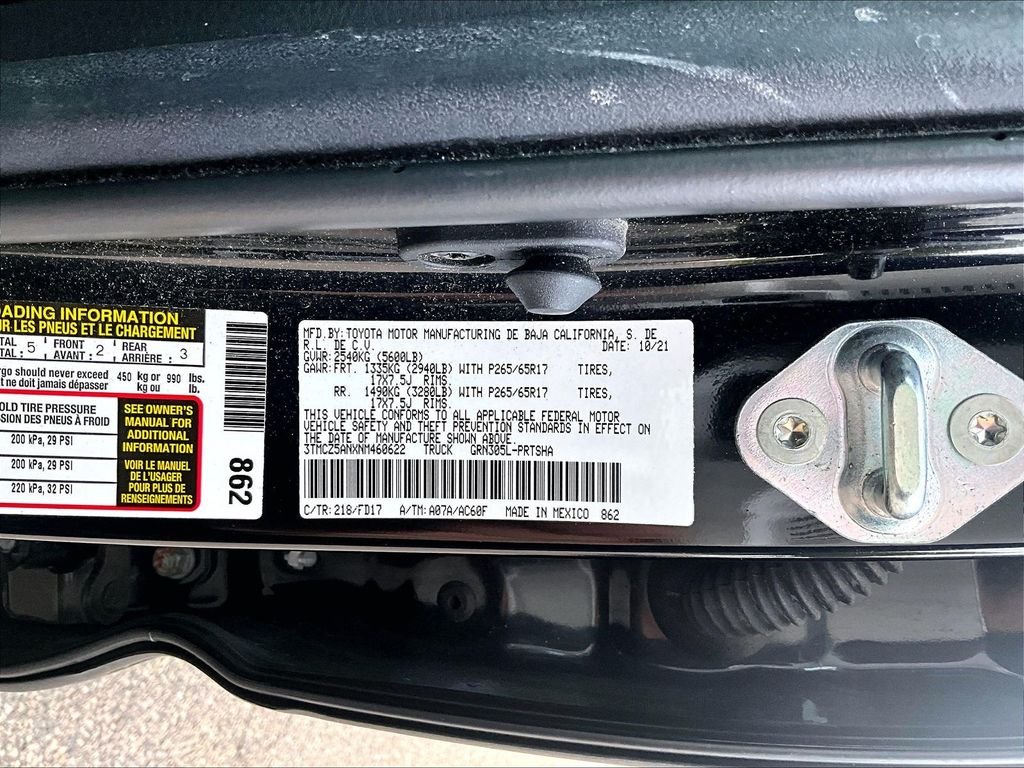 Used 2022 Black Toyota TRD Sport image 9