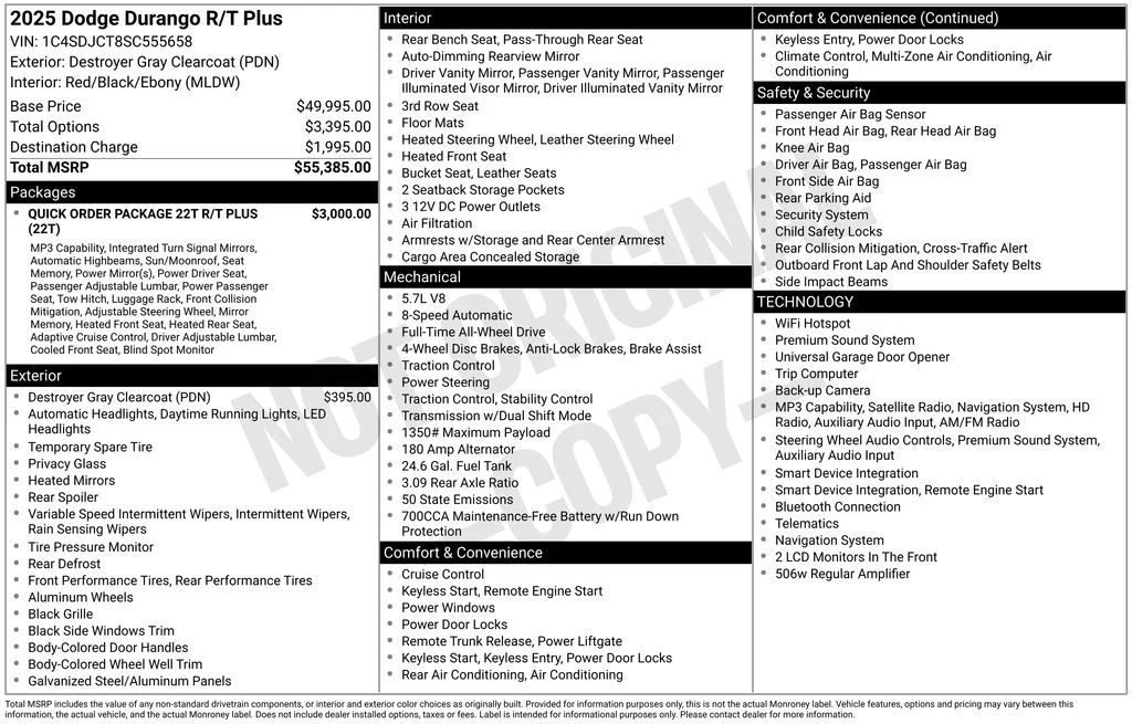 Certified Used 2025 Gray Dodge R/T Plus image 7