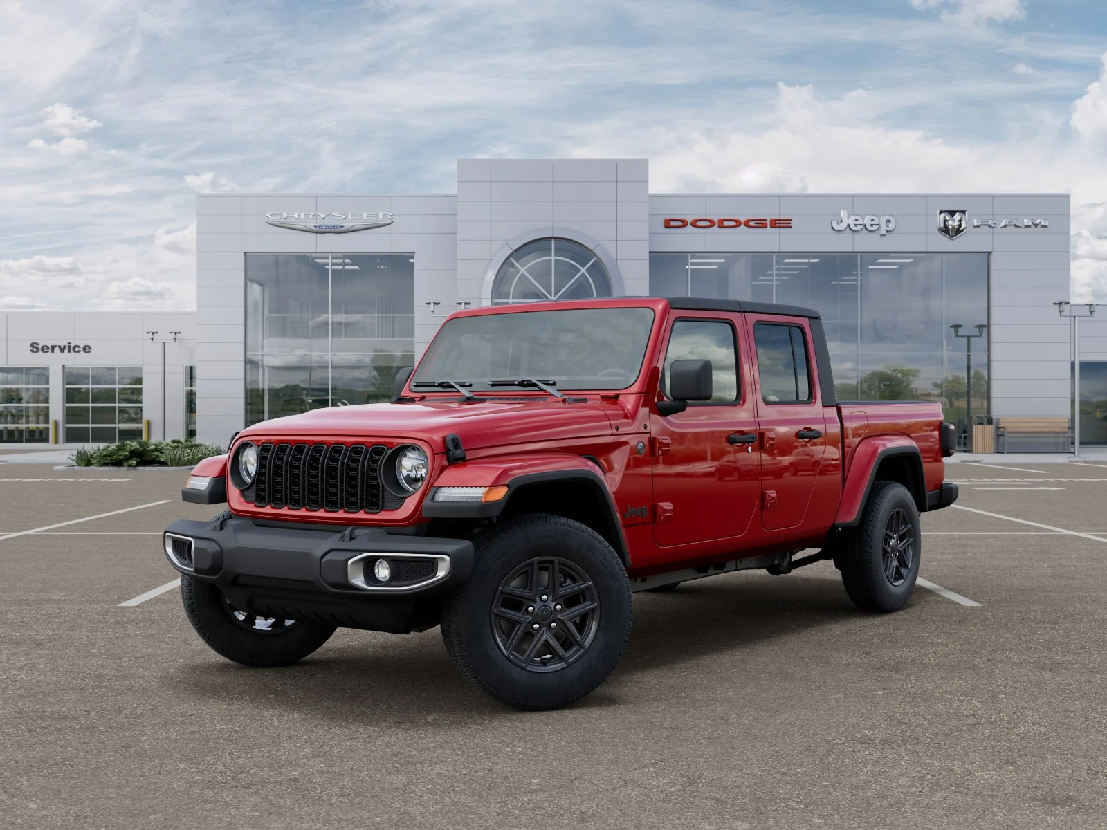 New 2026 Firecracker Red Clear-Coat Exterior Paint Jeep Sport S image 28