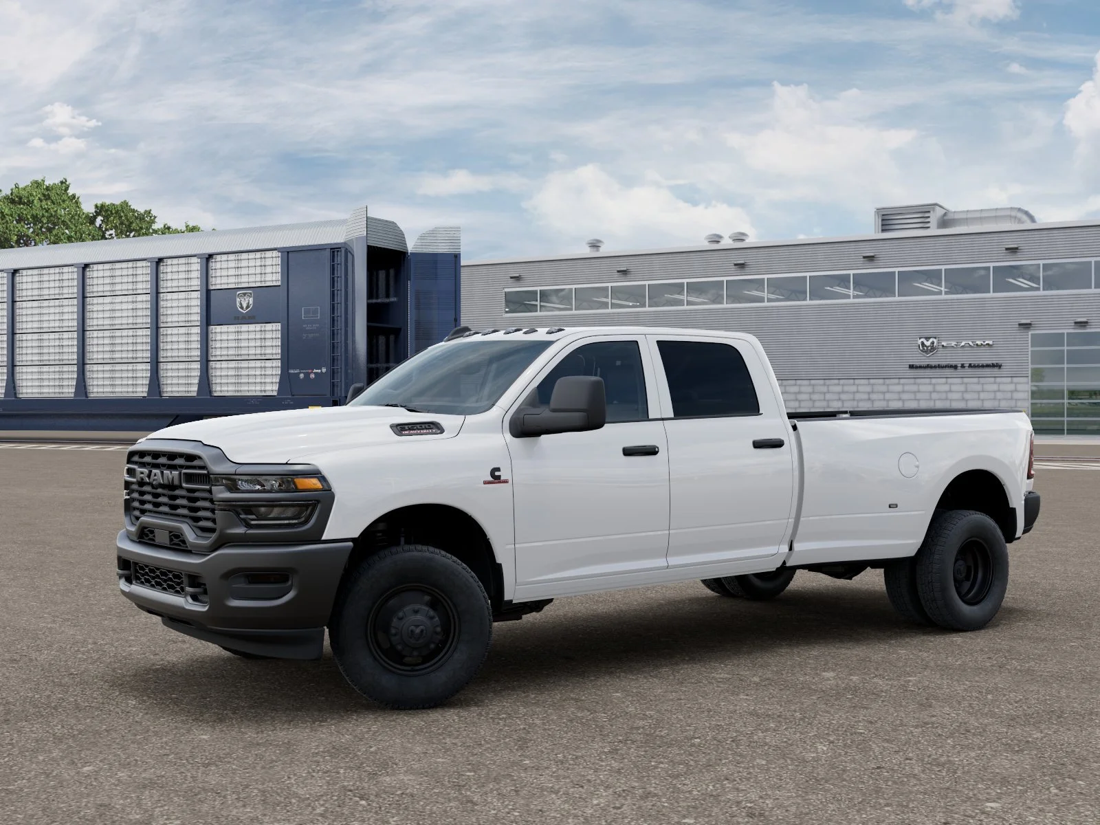New 2026 Bright White Clear-Coat Exterior Paint RAM TRADESMAN image 1