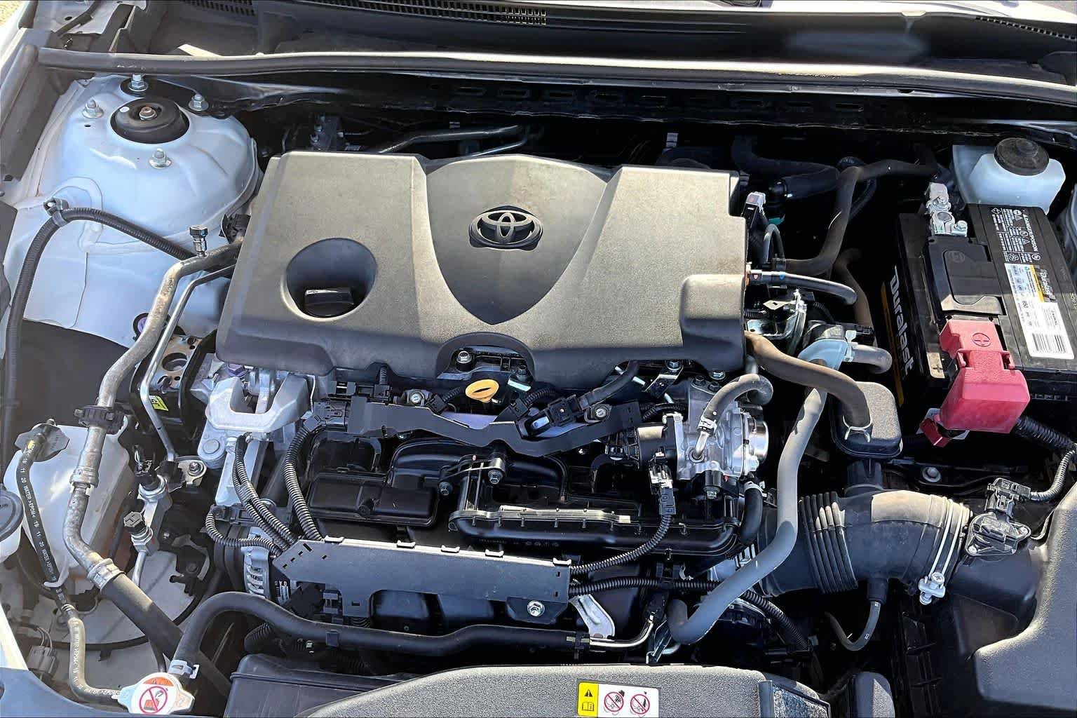 Used 2021 Super White Toyota LE image 33