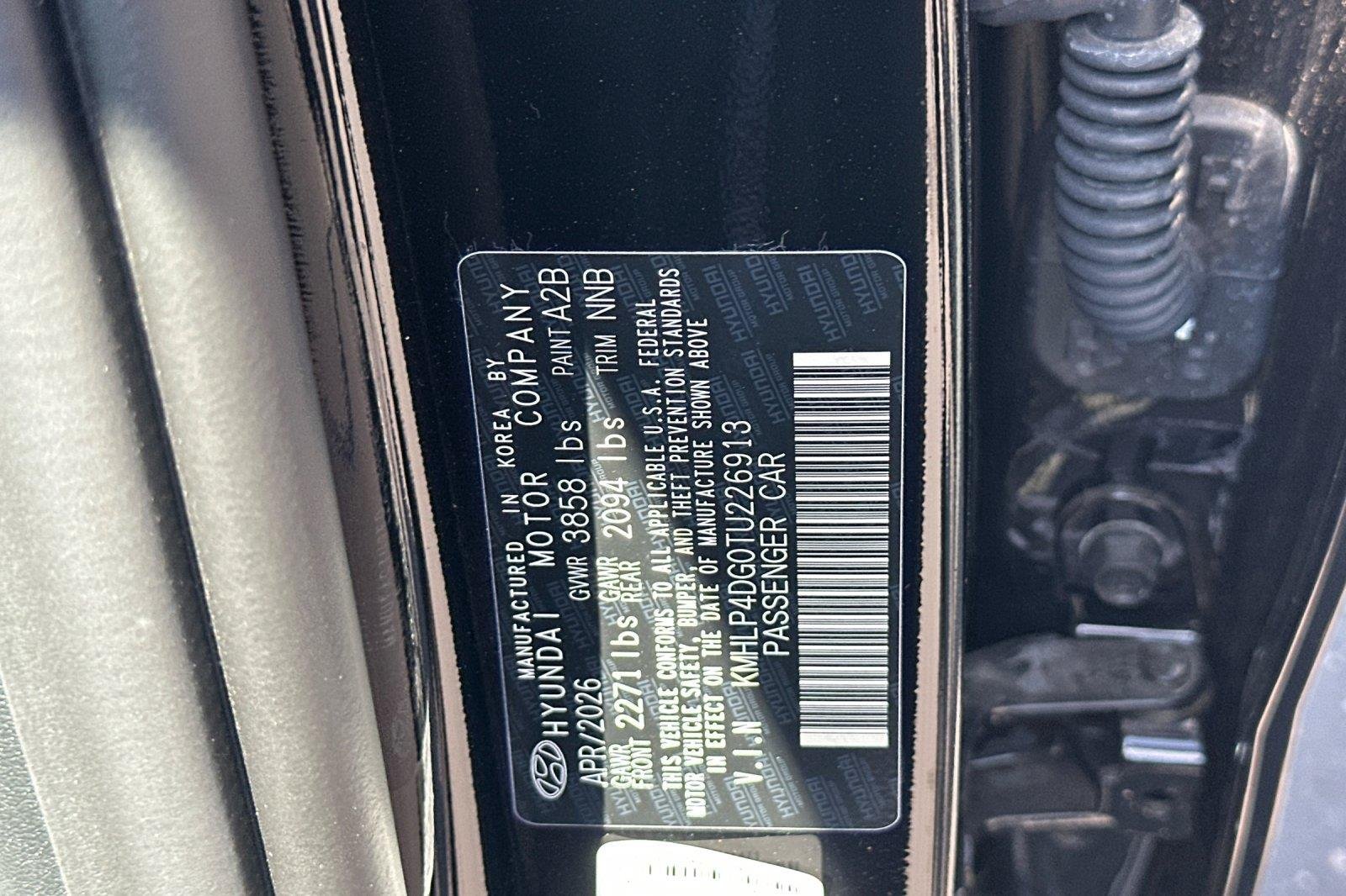 New 2026 Abyss Black Hyundai Limited image 28