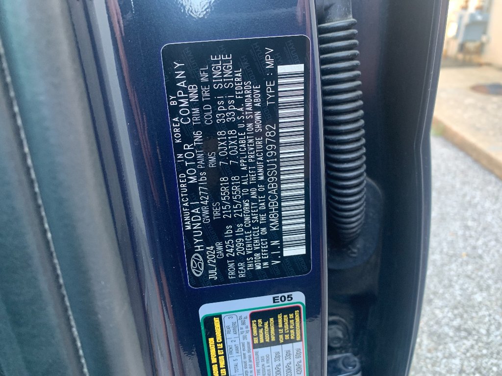 Certified Used 2025 Denim Blue Hyundai SEL image 23