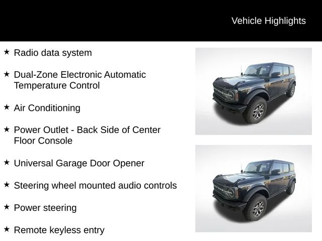 Used 2024 Black Ford Badlands image 11