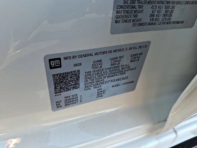 New 2026 White Chevrolet LT image 19