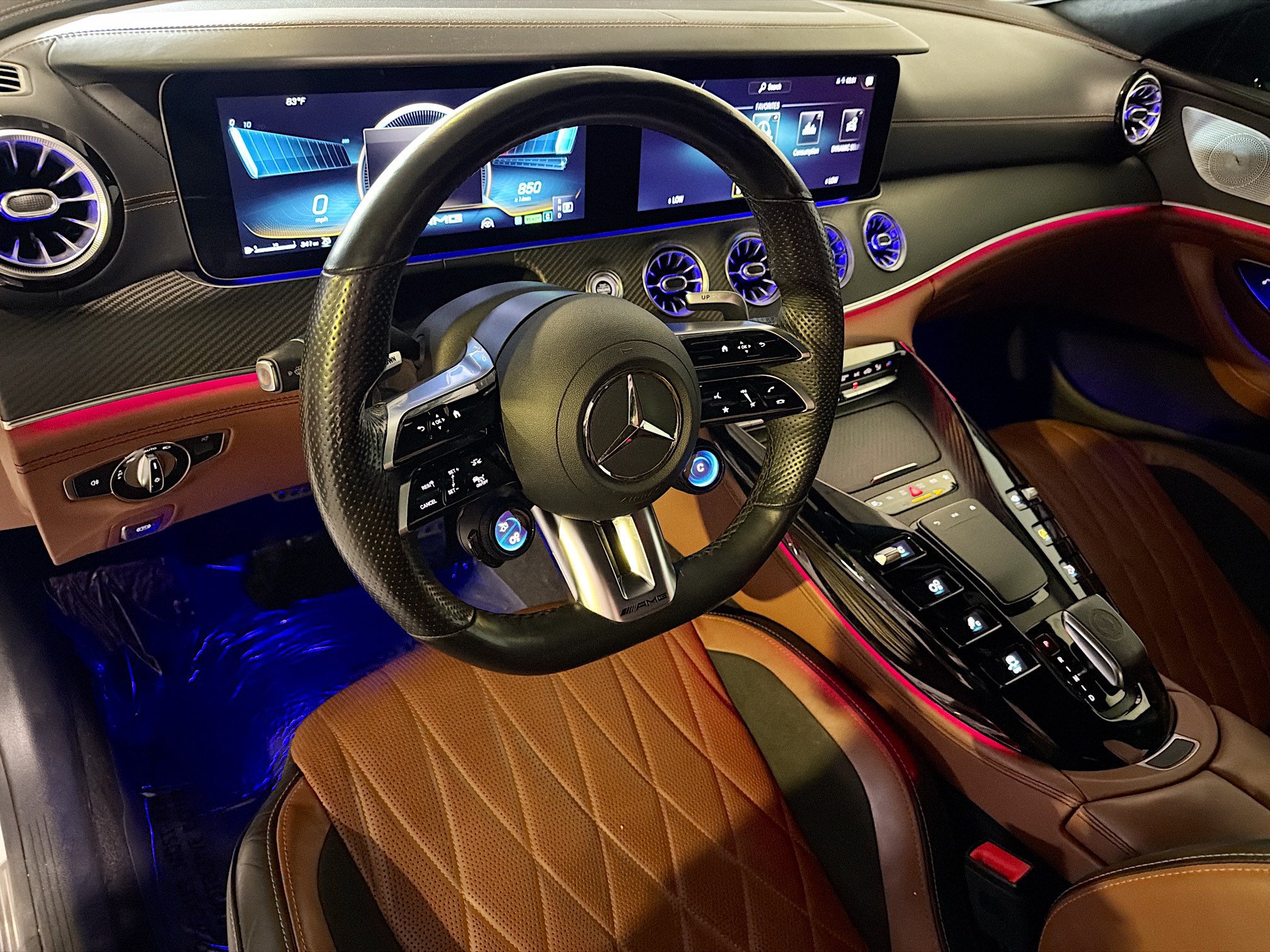 Used 2022 Polar White Mercedes-Benz AMG® GT 53 image 4