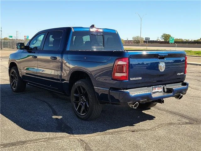 Used 2024 Blue RAM Laramie 4x4 Crew Cab 144.5 in. WB image 3