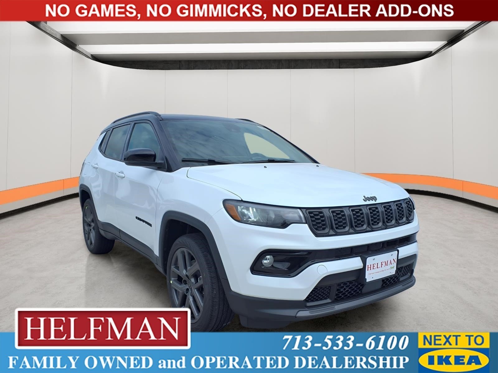 New 2026 Bright White Clear-Coat Exterior Paint Jeep Limited Altitude image 1