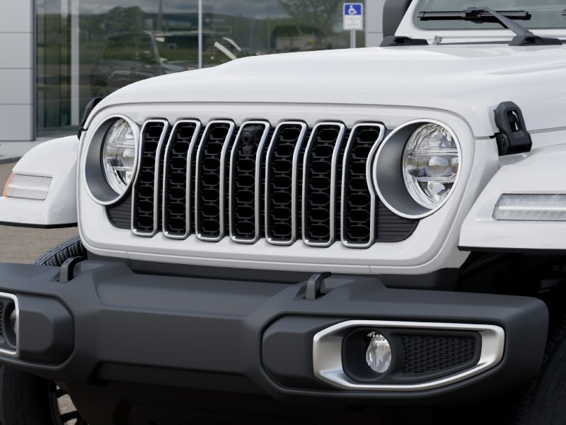 New 2026 Bright White Clear-Coat Exterior Paint Jeep Sahara image 20