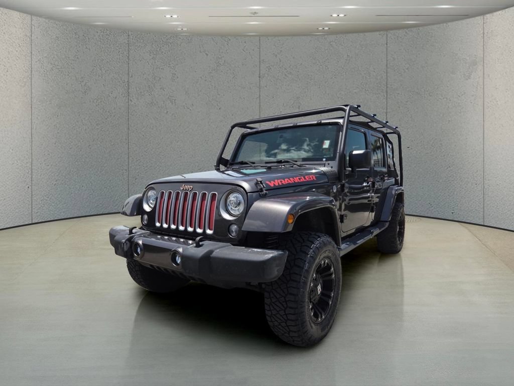 Used 2017 Granite Crystal Metallic Clearcoat Jeep Sahara image 12