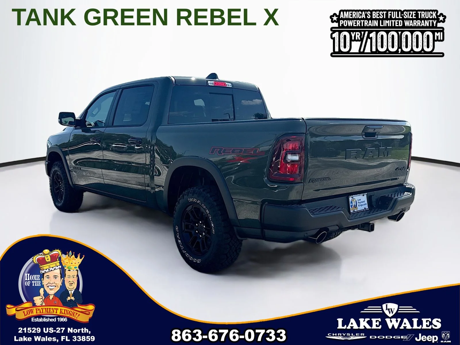 New 2026 Tank Exterior Paint RAM REBEL image 4