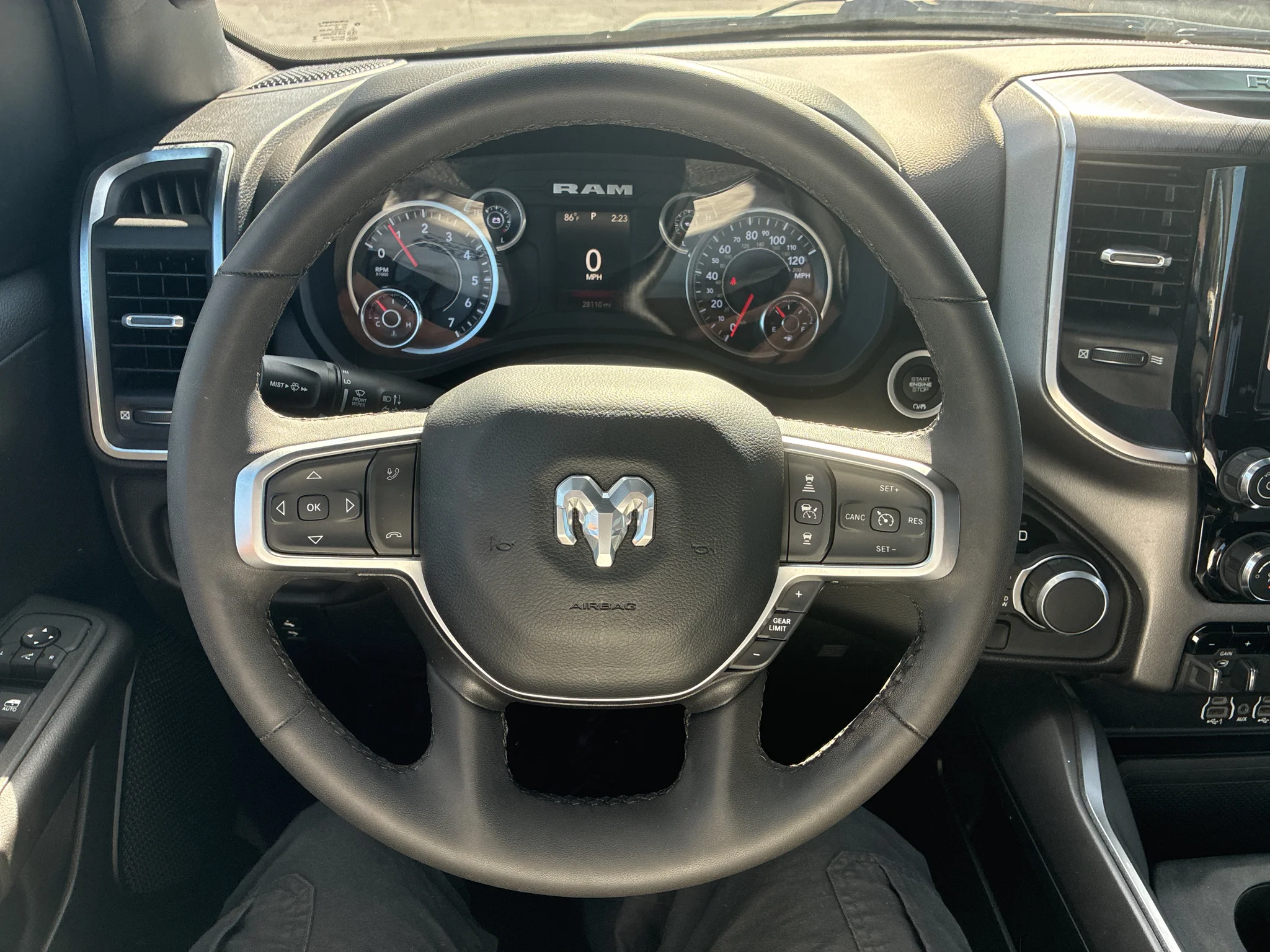 Used 2025 Bright White Clearcoat Ram Big Horn image 14