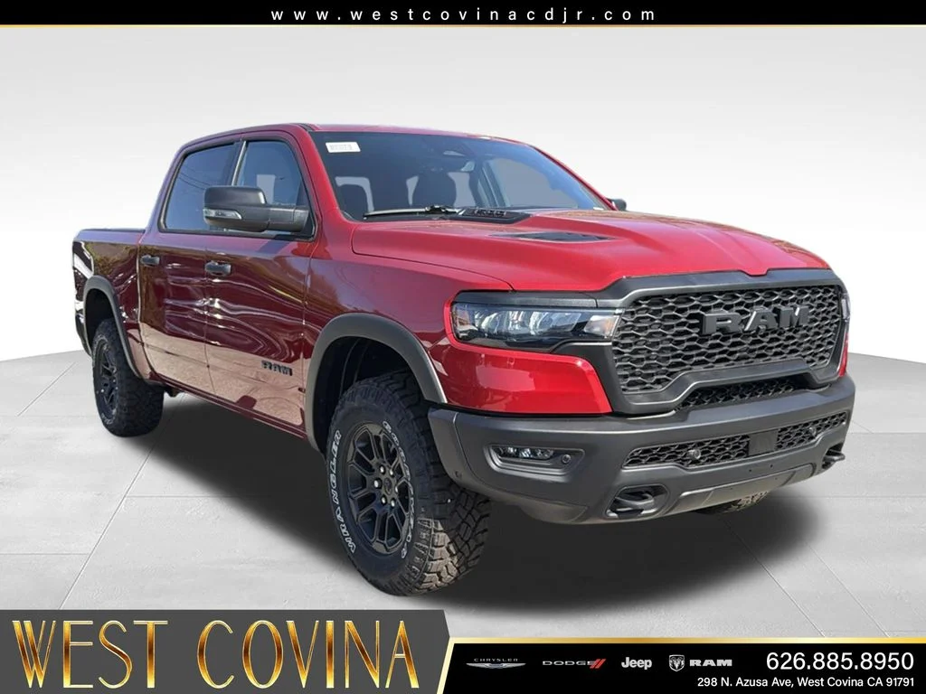 New 2026 Molten Red Pearl-Coat Exterior Paint RAM Rebel image 4