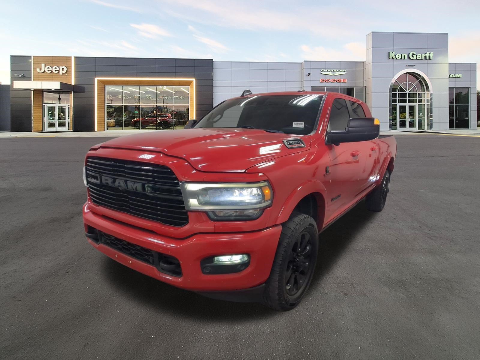 Used 2019 Flame Red Clearcoat Ram Laramie image 9
