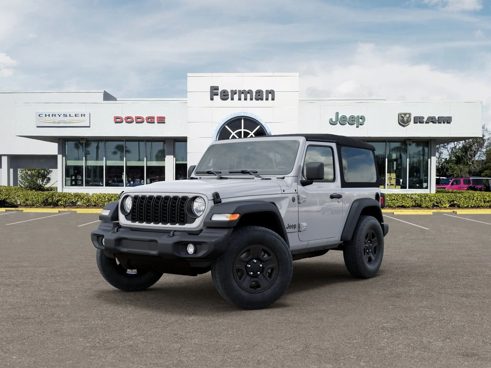 New 2026 Bright White Clear-Coat Exterior Paint Jeep Sport image 35