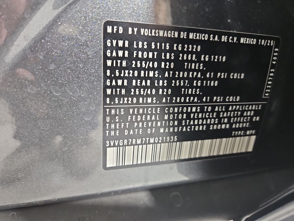 New 2026 Gray Volkswagen 2.0T SE R-Line Black image 29