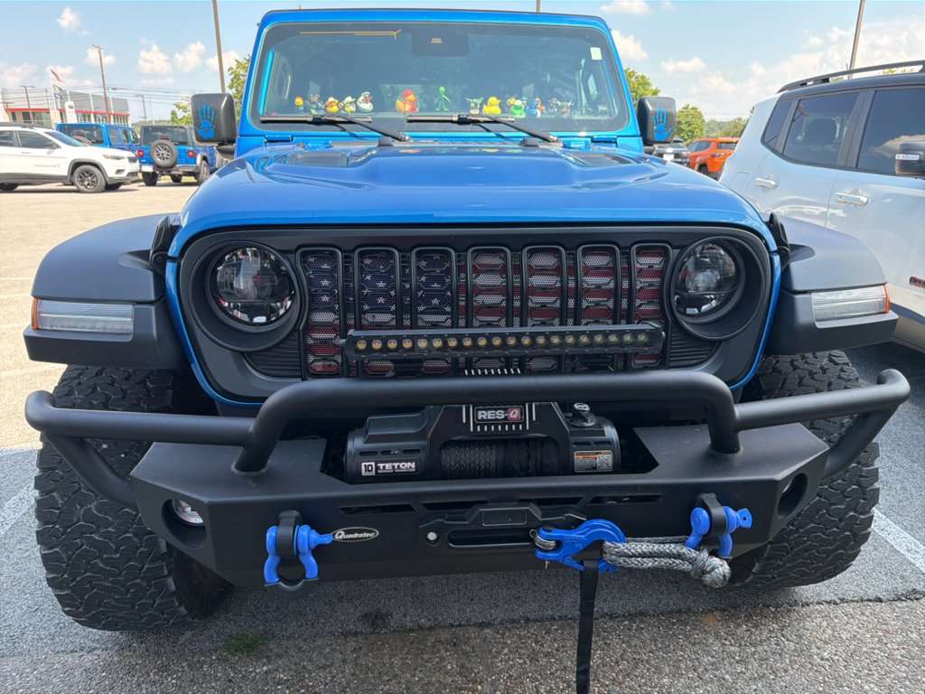 Used 2024 Hydro Blue Pearlcoat Jeep Rubicon image 1