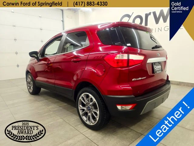 Certified Used 2021 Ruby Red Metallic Ford Titanium image 4