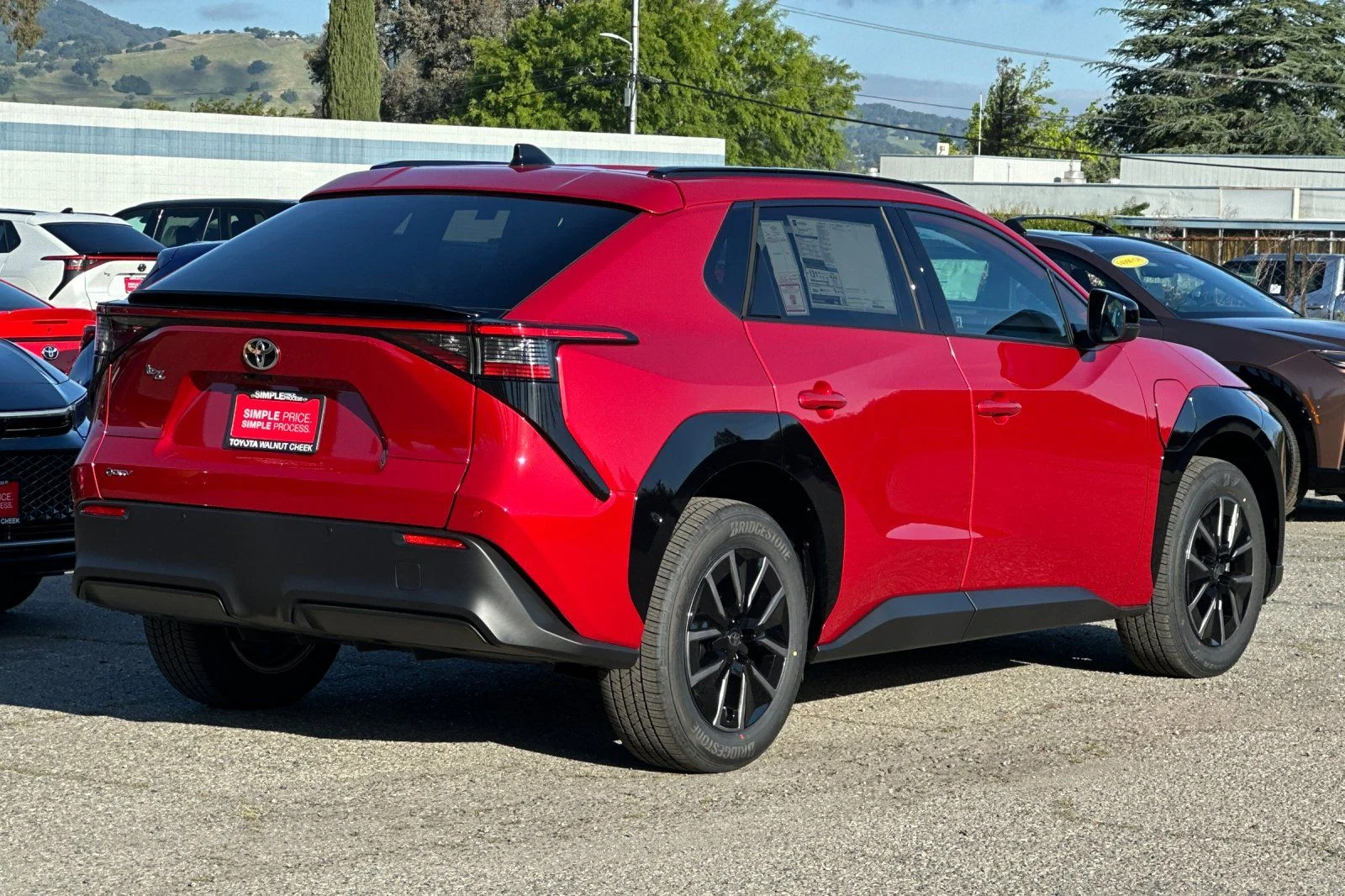 New 2026 Red Toyota XLE Plus image 4