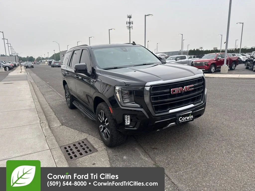 Used 2021 Black GMC AT4 image 1