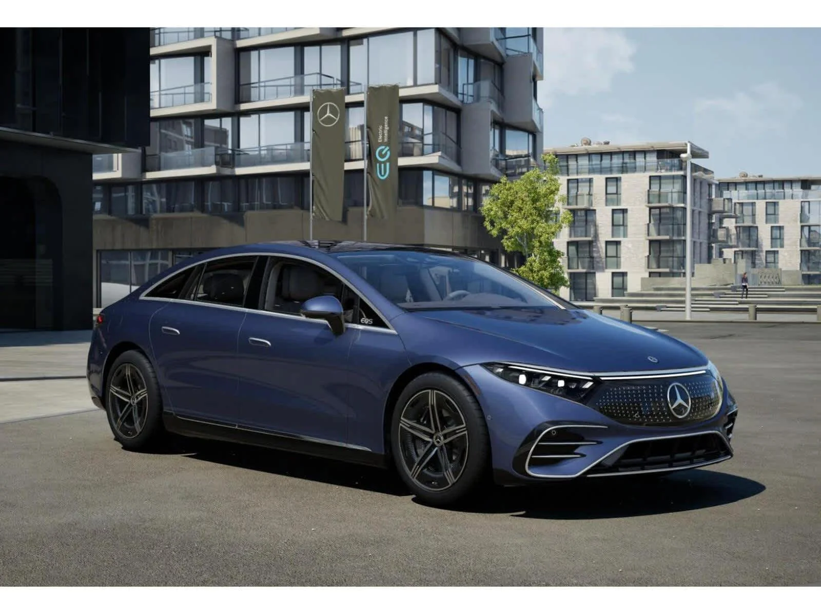 New 2026 Twilight Blue Metallic Mercedes-Benz EQS 450 image 10