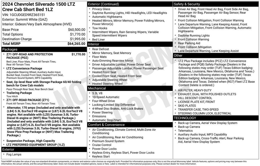 Used 2024 Summit White Chevrolet LTZ image 12