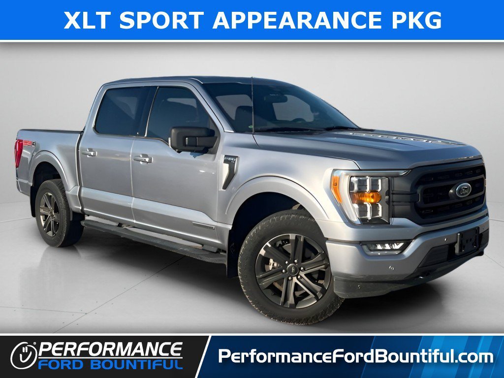 Used 2022 Silver Metallic Ford XLT image 1