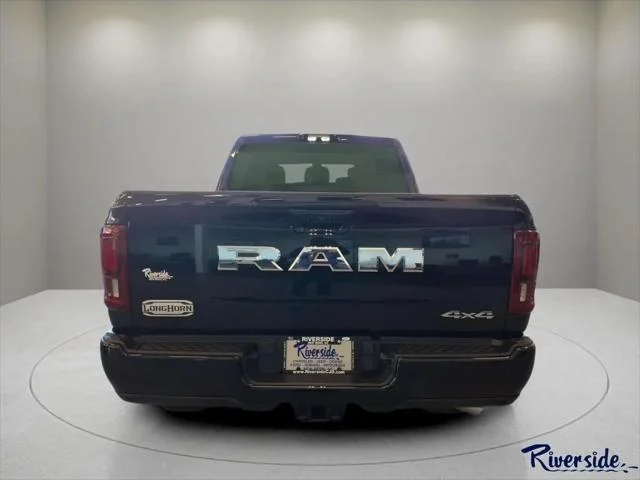 New 2026 Diamond Black Crystal Pearl-Coat Exterior Paint RAM Limited Longhorn image 2