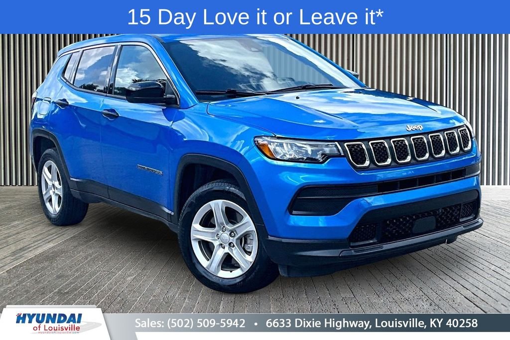 Used 2023 Blue Jeep Sport image 1