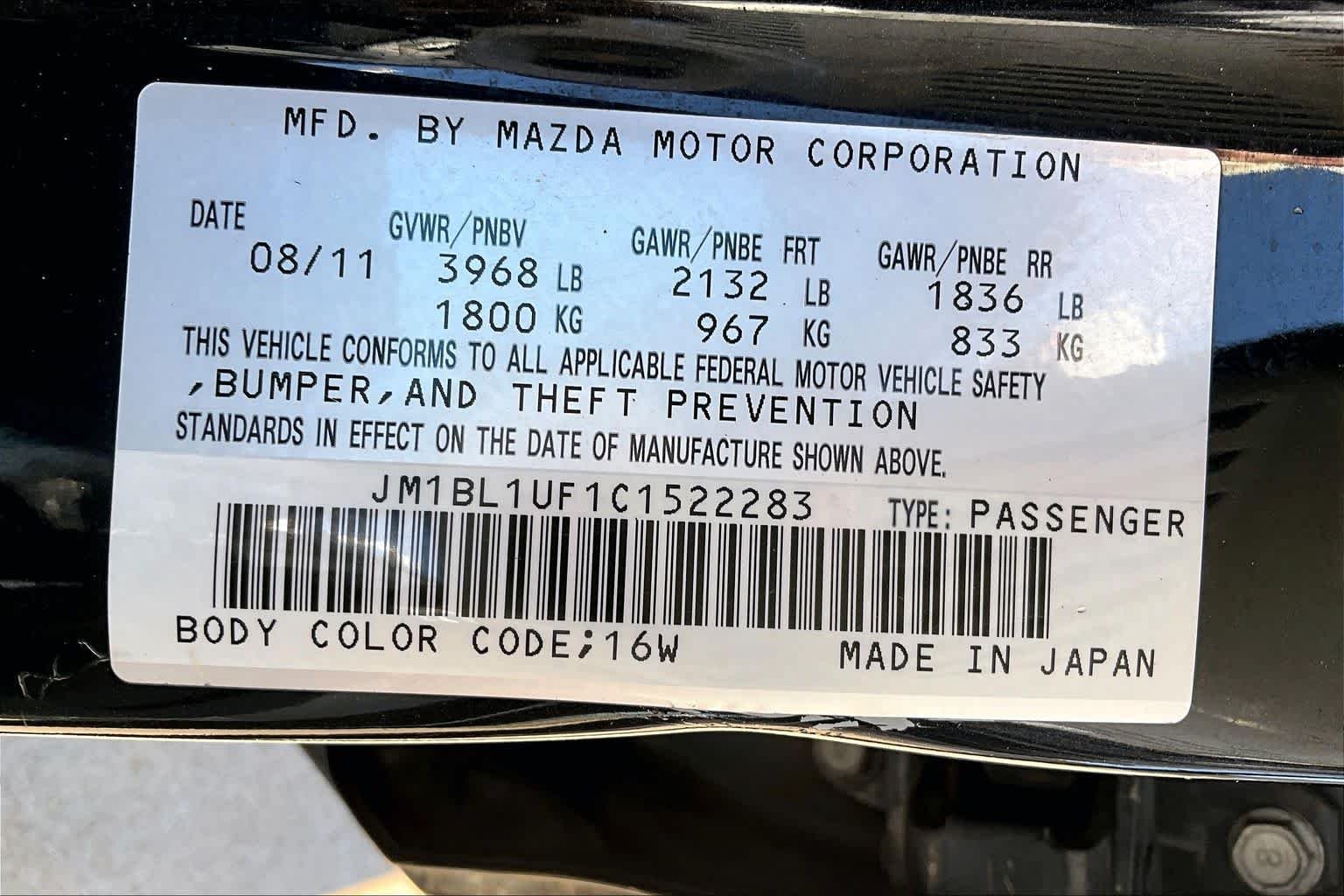 Used 2012 Black Mica Mazda i Sport image 29