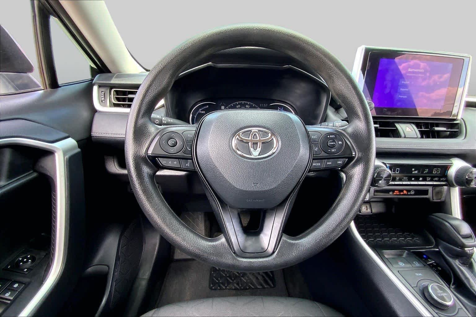 Used 2025 Magnetic Gray Metallic Toyota Hybrid XLE image 6