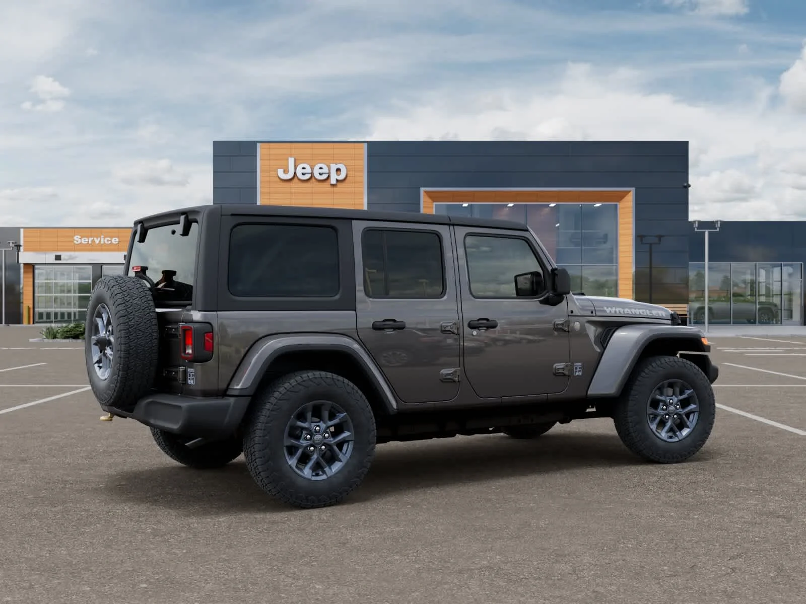 New 2026 Granite Crystal Metallic Clearcoat Jeep 85th Anniversary image 4