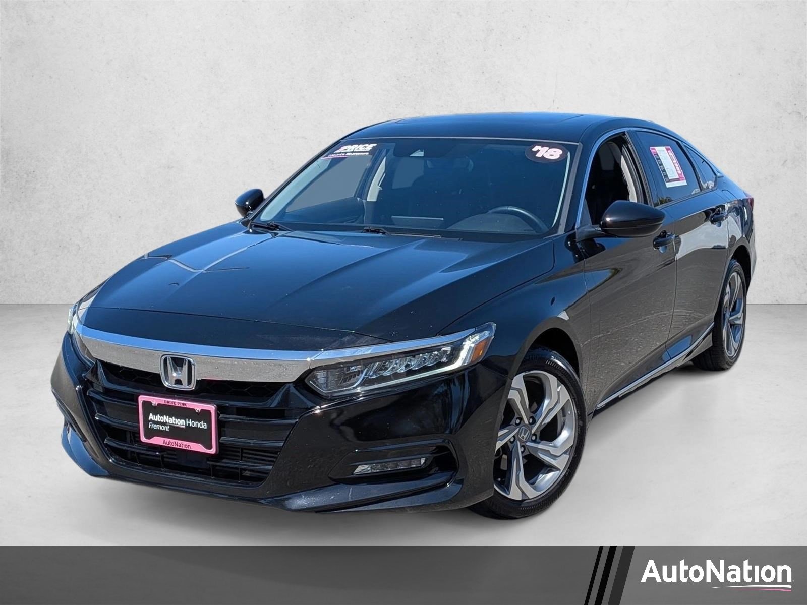 Used 2018 Crystal Black Pearl Honda EX-L 1.5T image 1