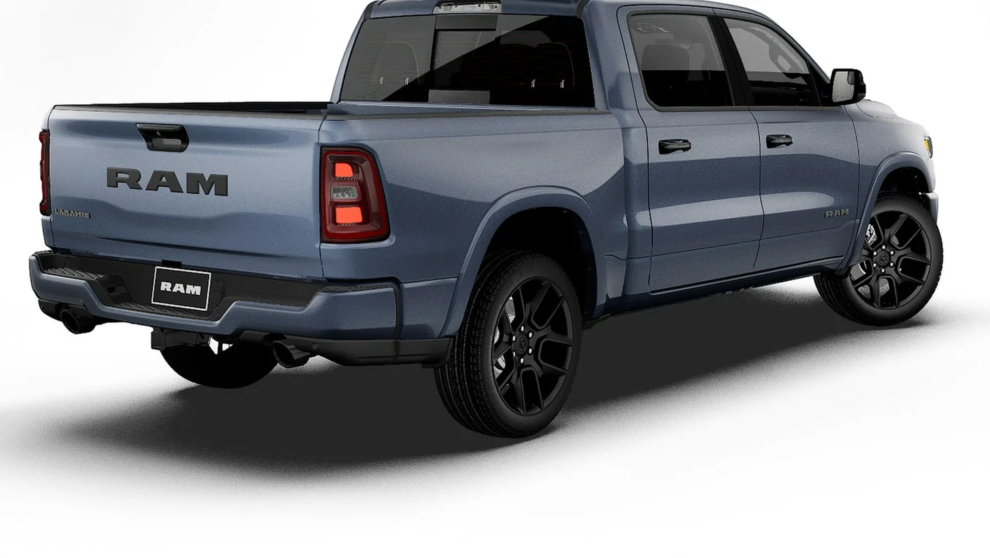 New 2027 Forged Blue Metallic Exterior Paint RAM Laramie image 28