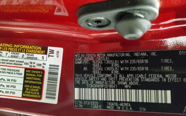 Used 2023 Red Toyota XLE image 36