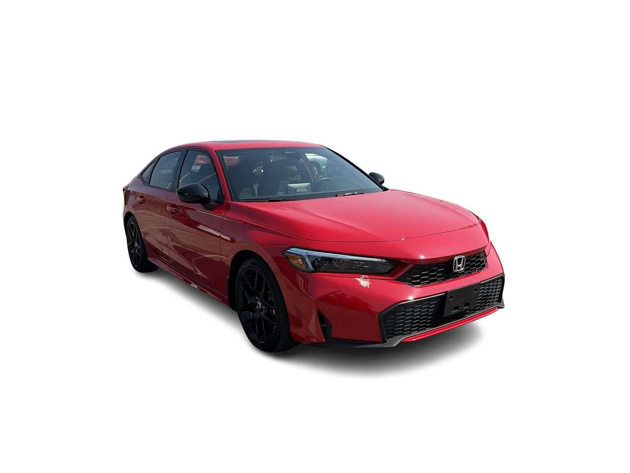 Used 2025 Rallye Red Honda Sport eCVT Sedan Certified Pre-Owned   No Accident image 2