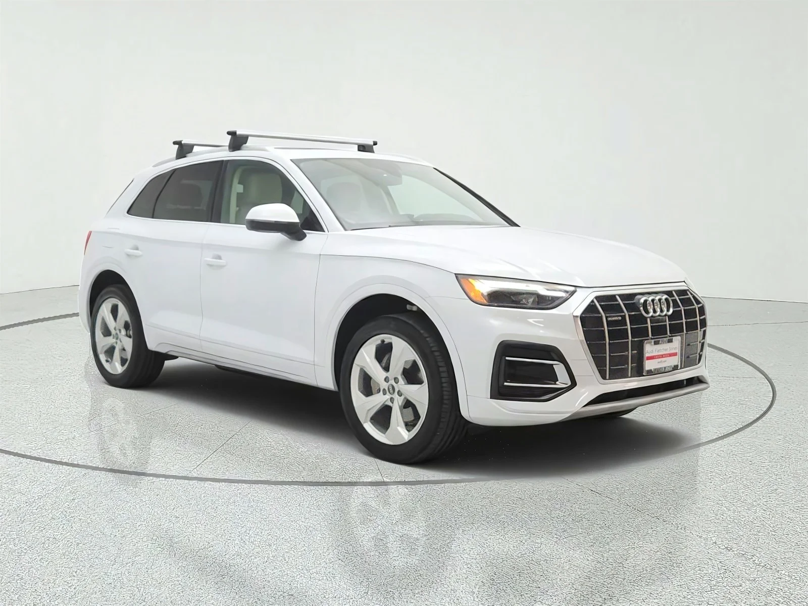 Used 2021 Glacier White Metallic Audi Premium Plus 45 TFSI quattro image 3